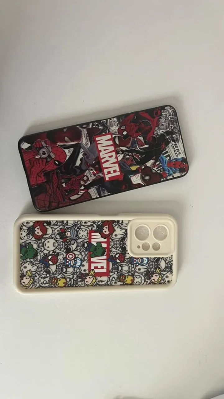 Kit 2 Capinhas Marvel - Homem-Aranha e Vingadores