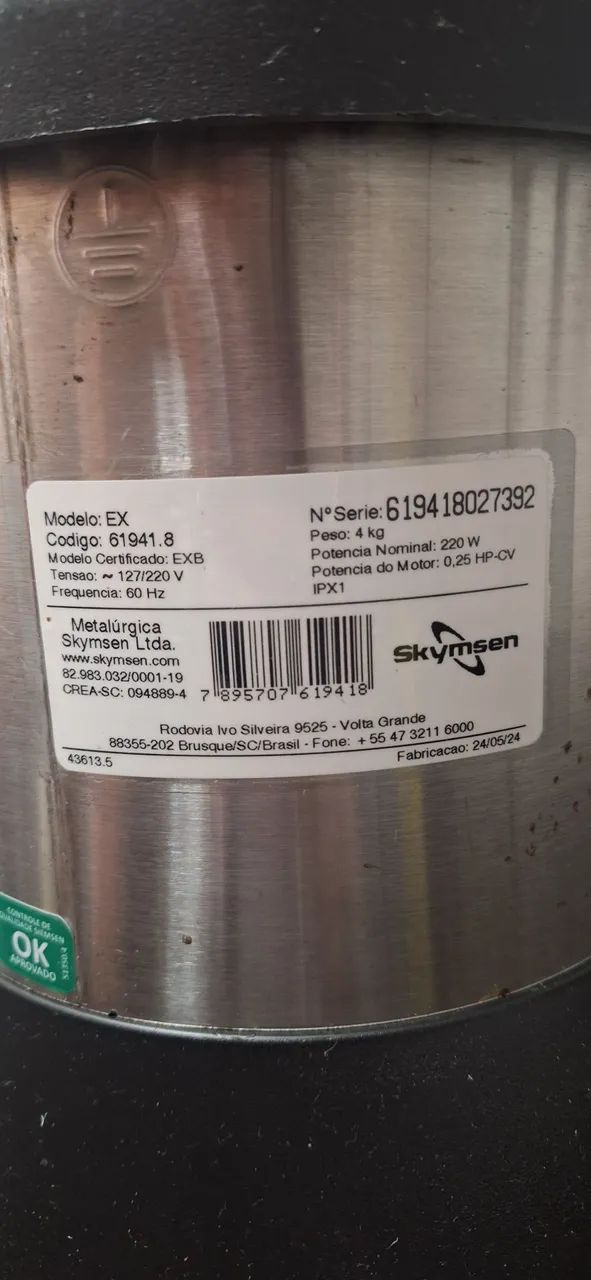 Extrator de Suco Profissional Skymsen - Seminovo  - Foto 3
