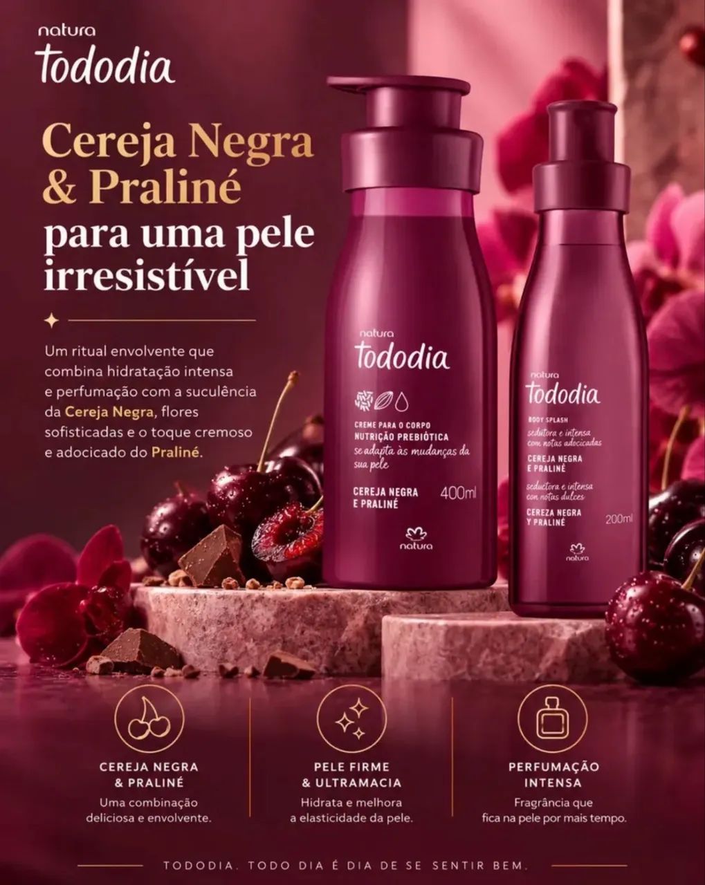Cereja negra e praline Kit - Foto 2