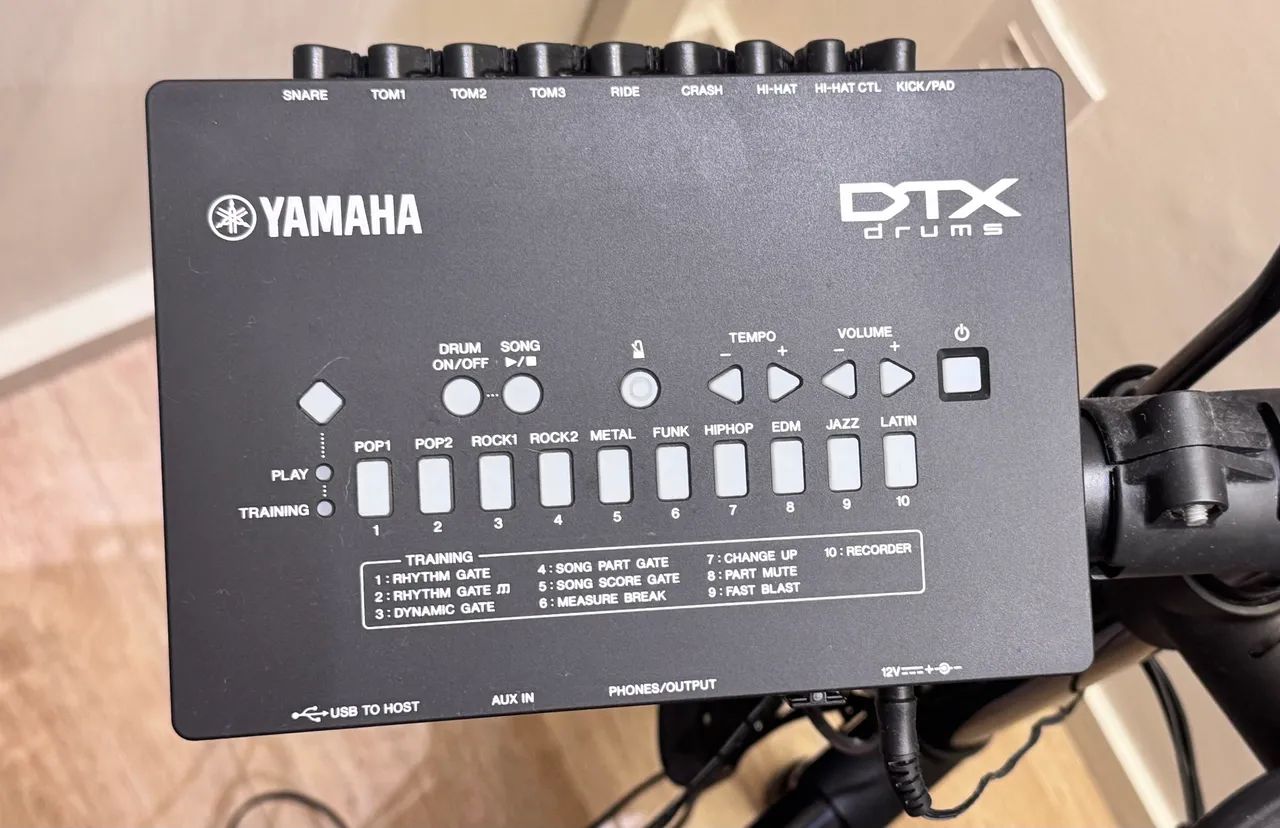 Bateria Eletrônica Yamaha DTX - Estado de Nova (Usada Apenas 3x) - Foto 6