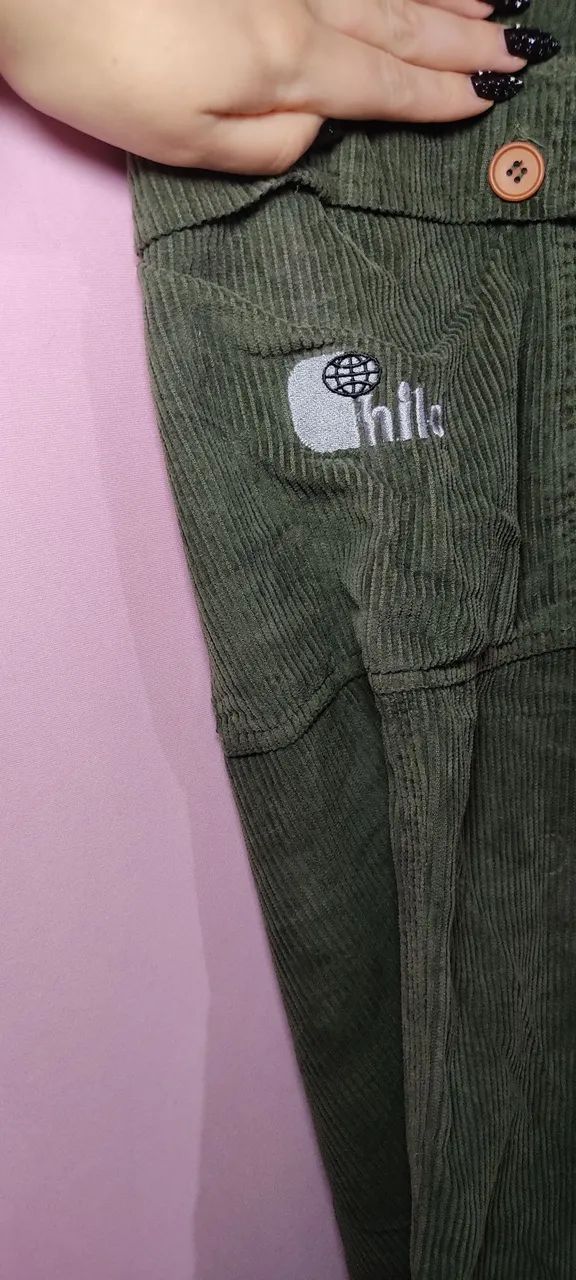 Calça cargo veludo child Nova  - Foto 2