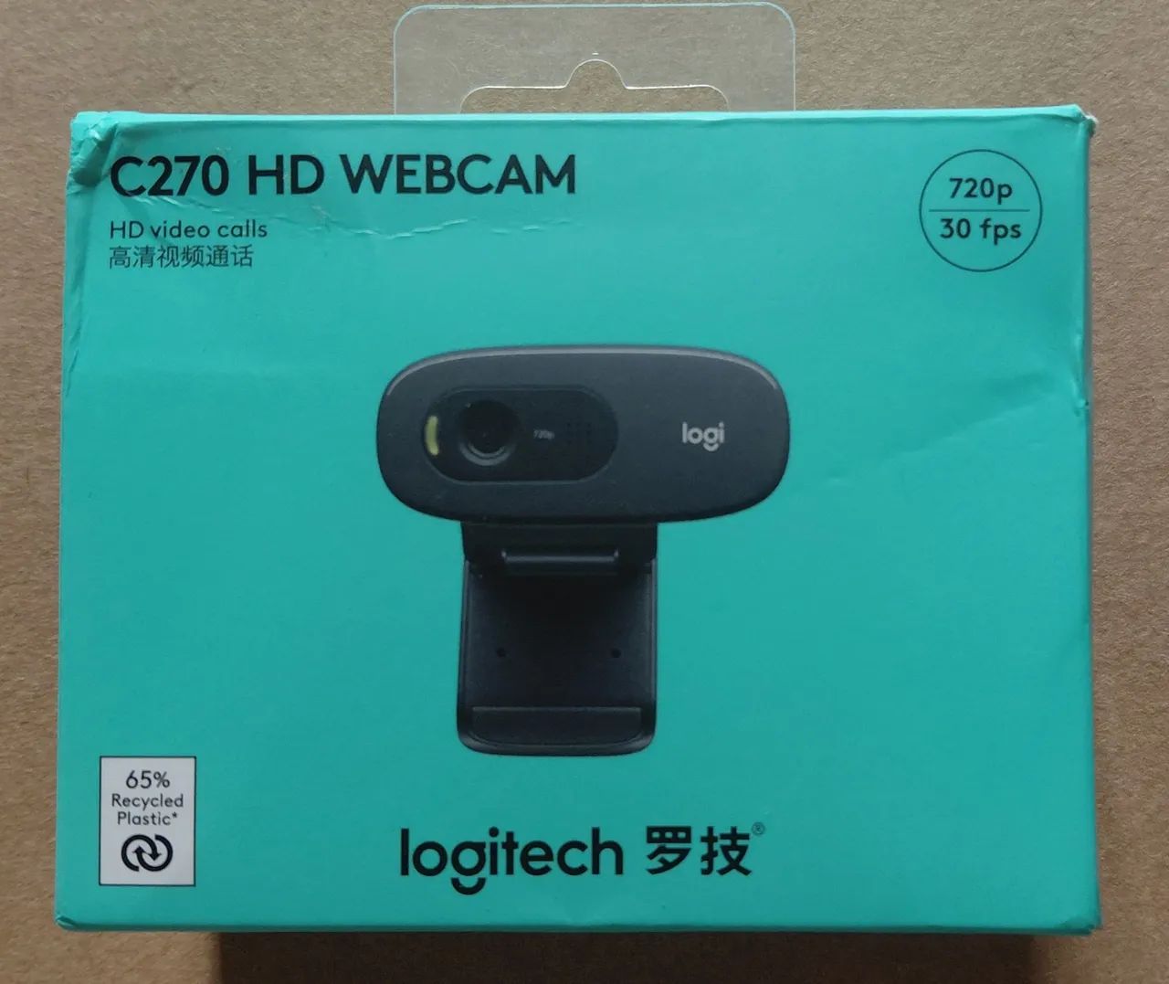 Webcam Logitech c270 HD 720p 30 fps