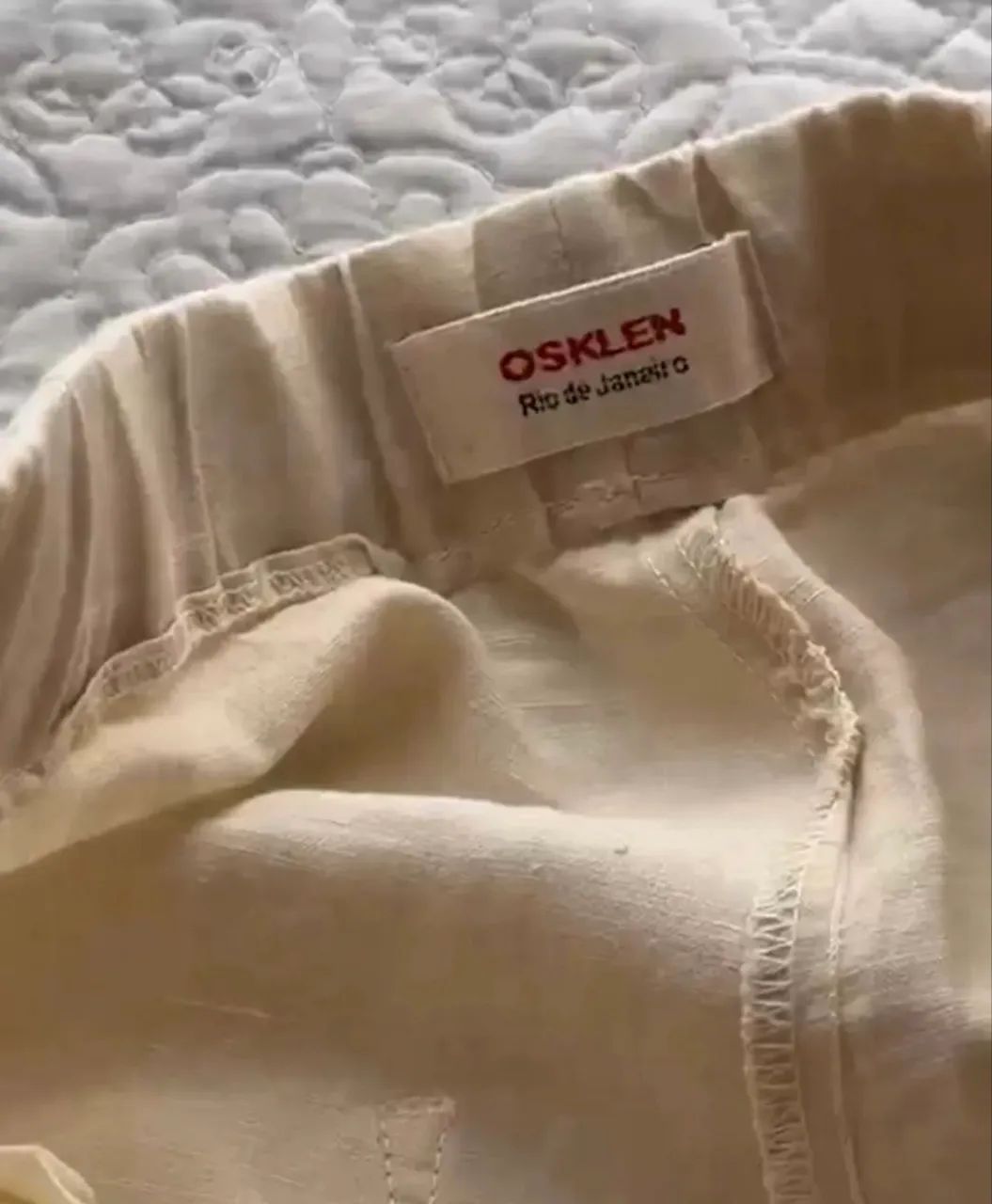 Calça linho osklen M  - Foto 2