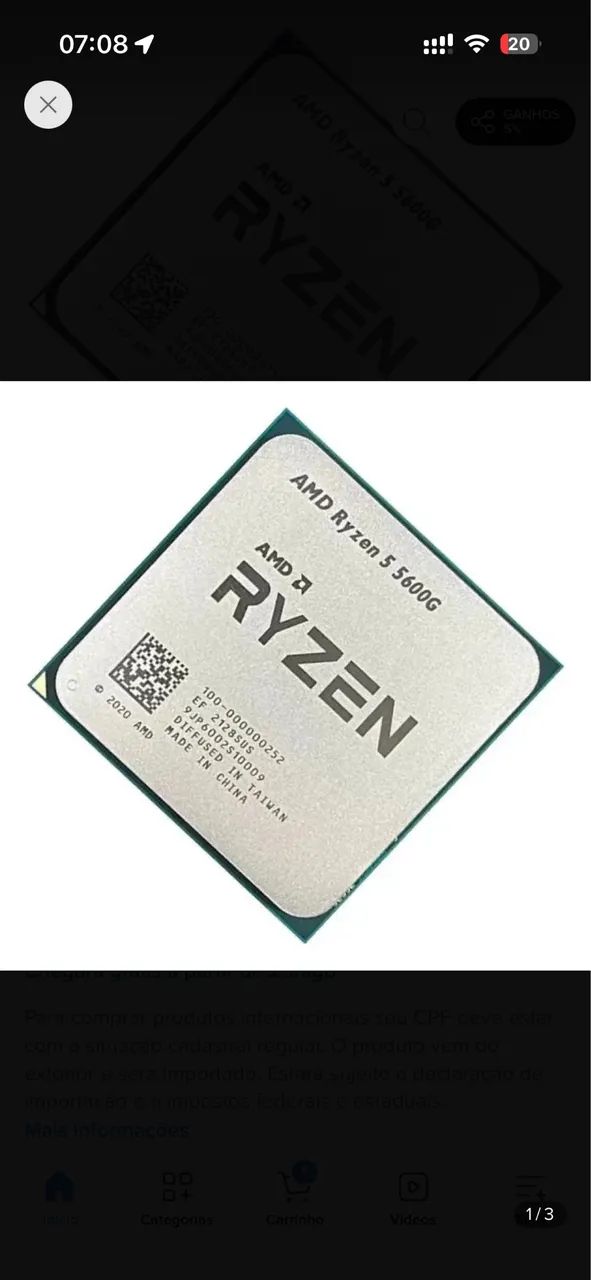 Kit Ryzen 5 5600G - Foto 4