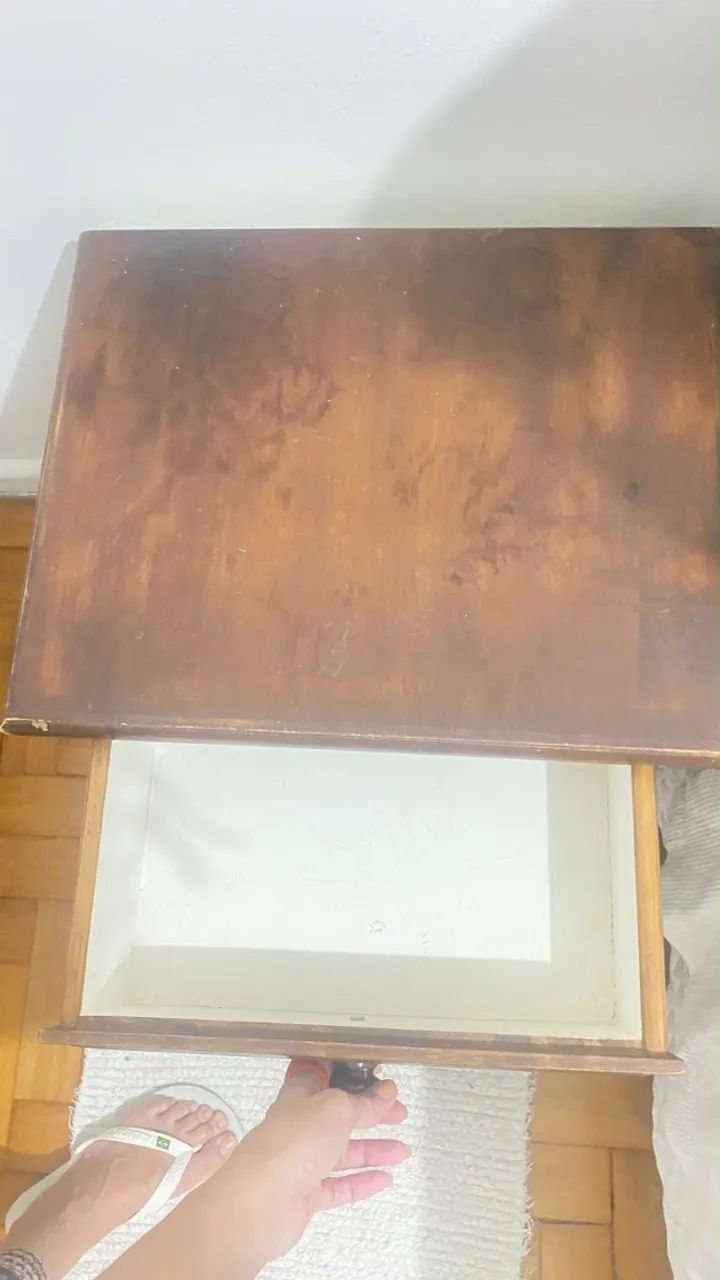 Mini Comoda | Mesa de Cabeceira | Antiga | Madeira - Foto 3