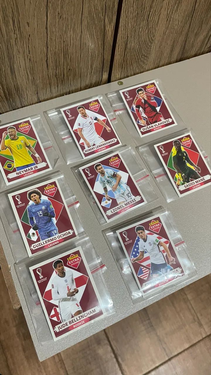 12 Figurinha Legend Copa Do Mundo 2022 Original  - Foto 2
