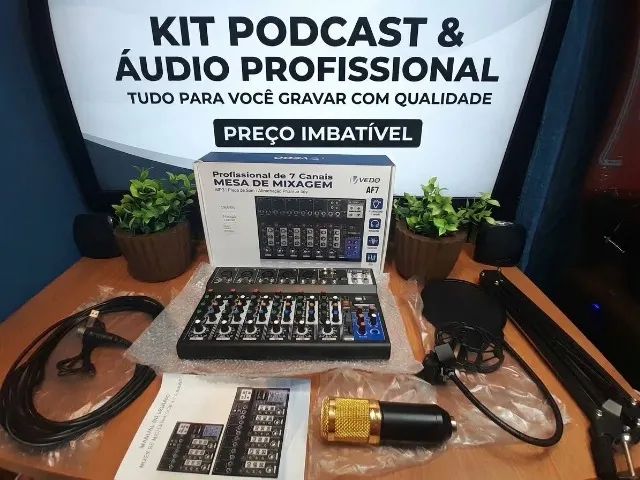 MESA DE SOM + KIT 