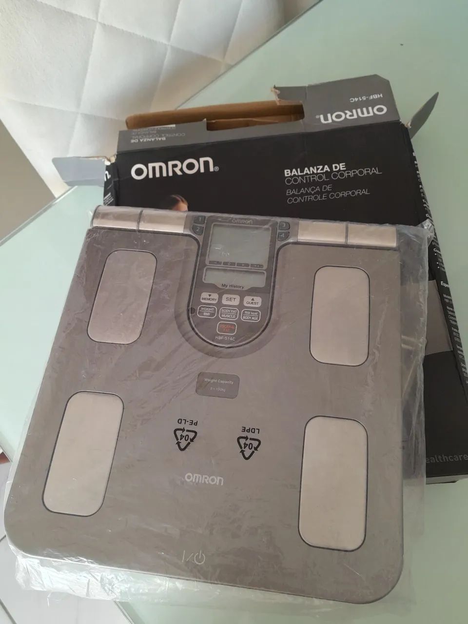 Balança de controle corporal OMRON - Foto 4