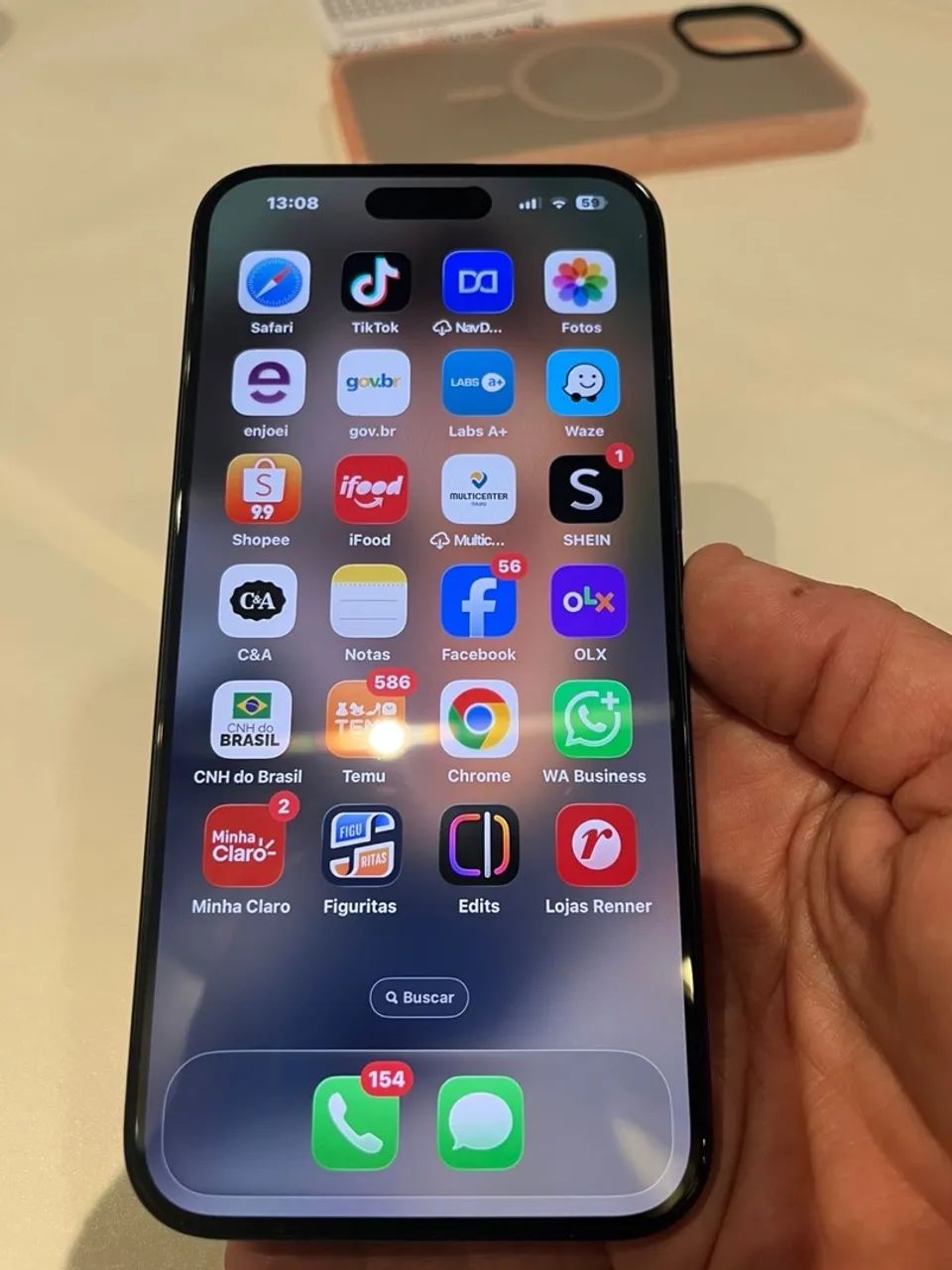 IPhone 16 Plus preto / 100% Bateria 