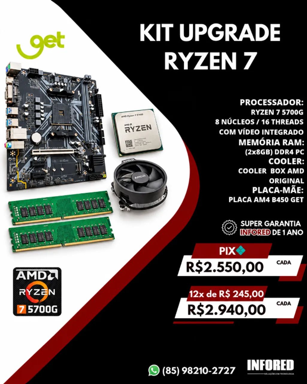 Kit Upgrade Ryzen 7 