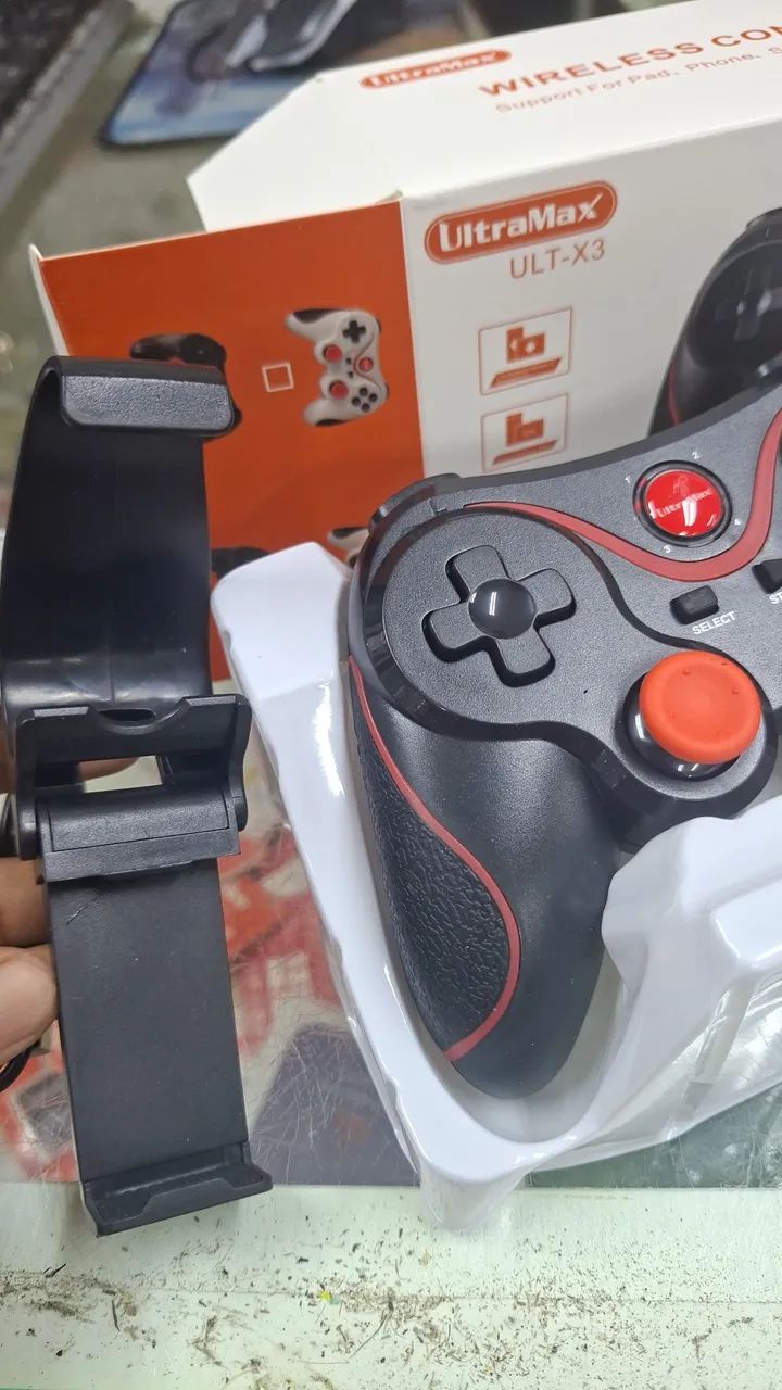 Controle Sem Fio Ultramax X3 Bluetooth compatível com Android, iOS e PC - Foto 3