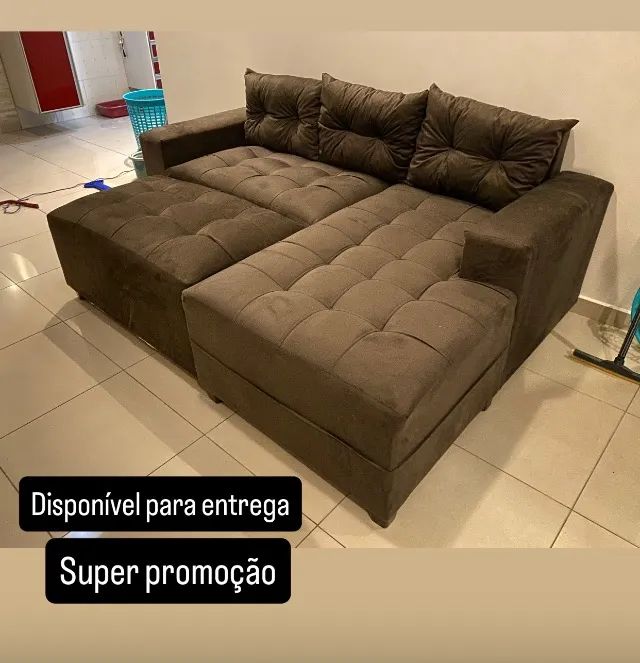 Queima de estoque. Sofá . Com a melhor espuma 