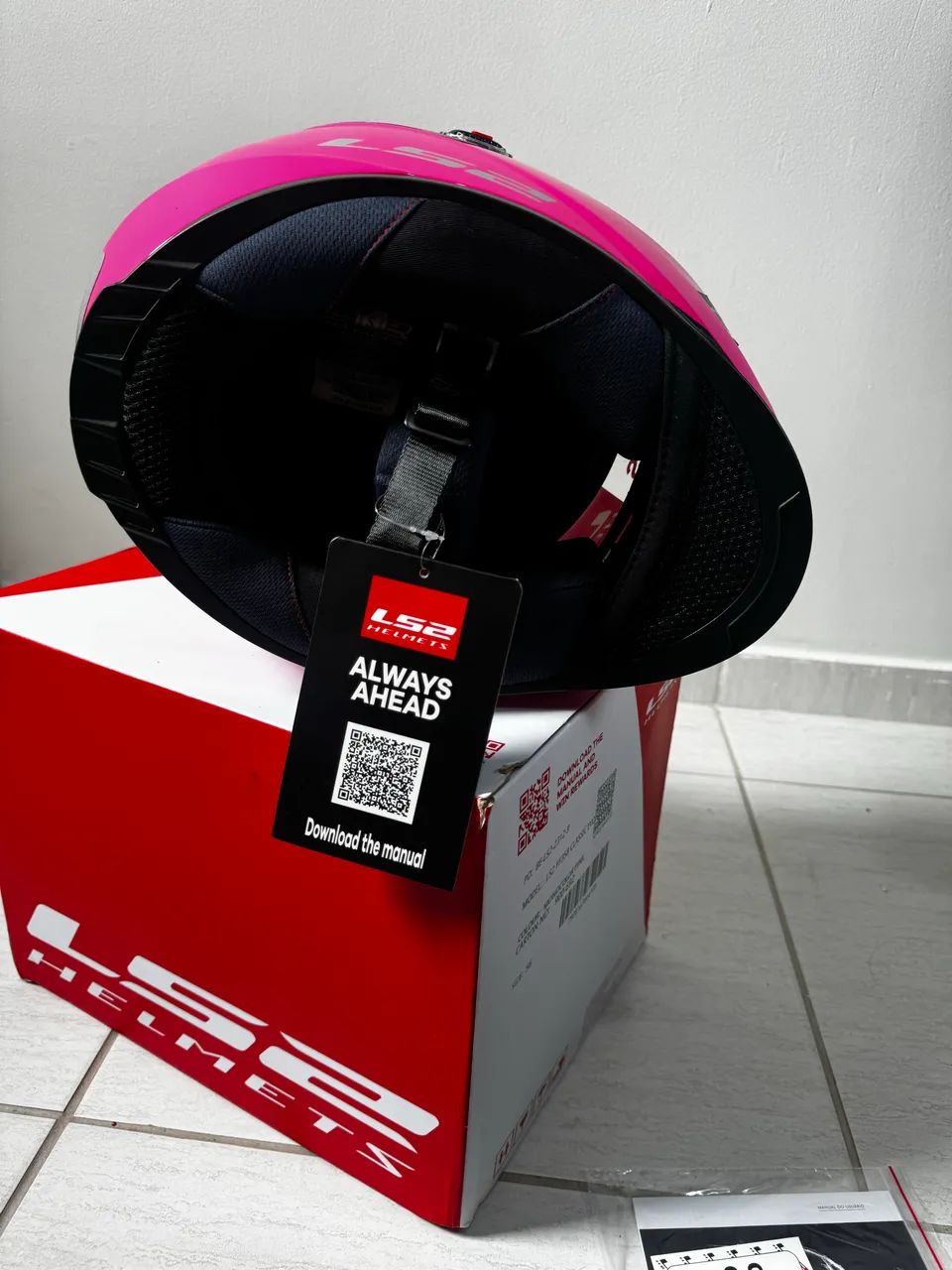 Capacete LS2 ROSA - 56 - Foto 5