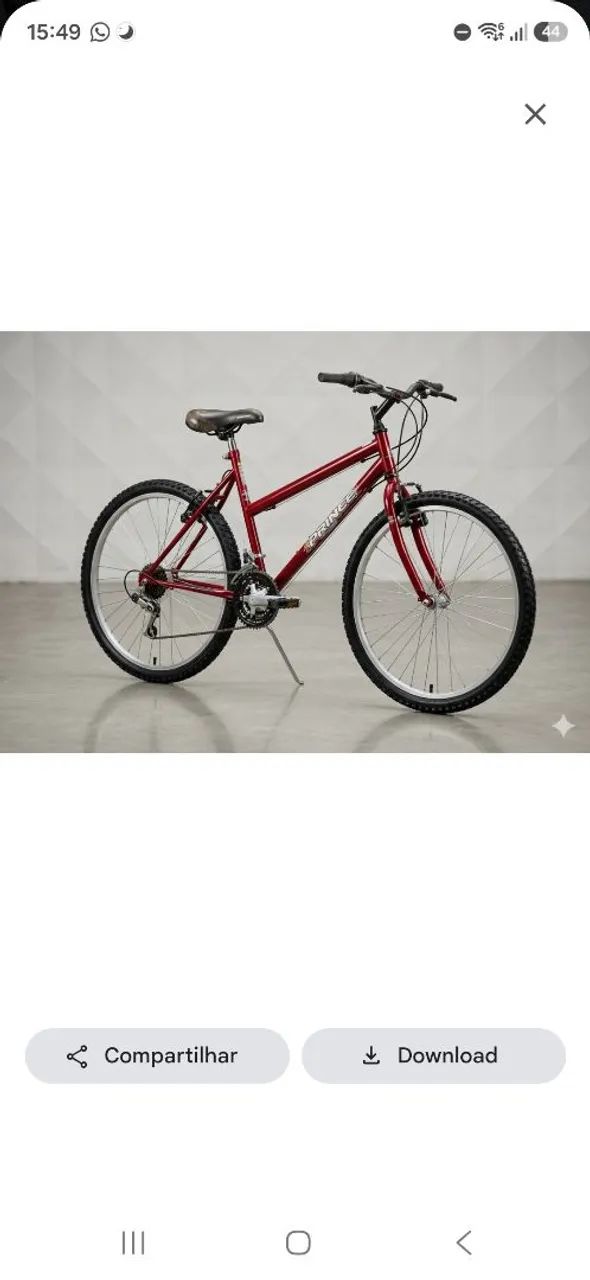 Bicicleta Prince Aro 26 com marchas