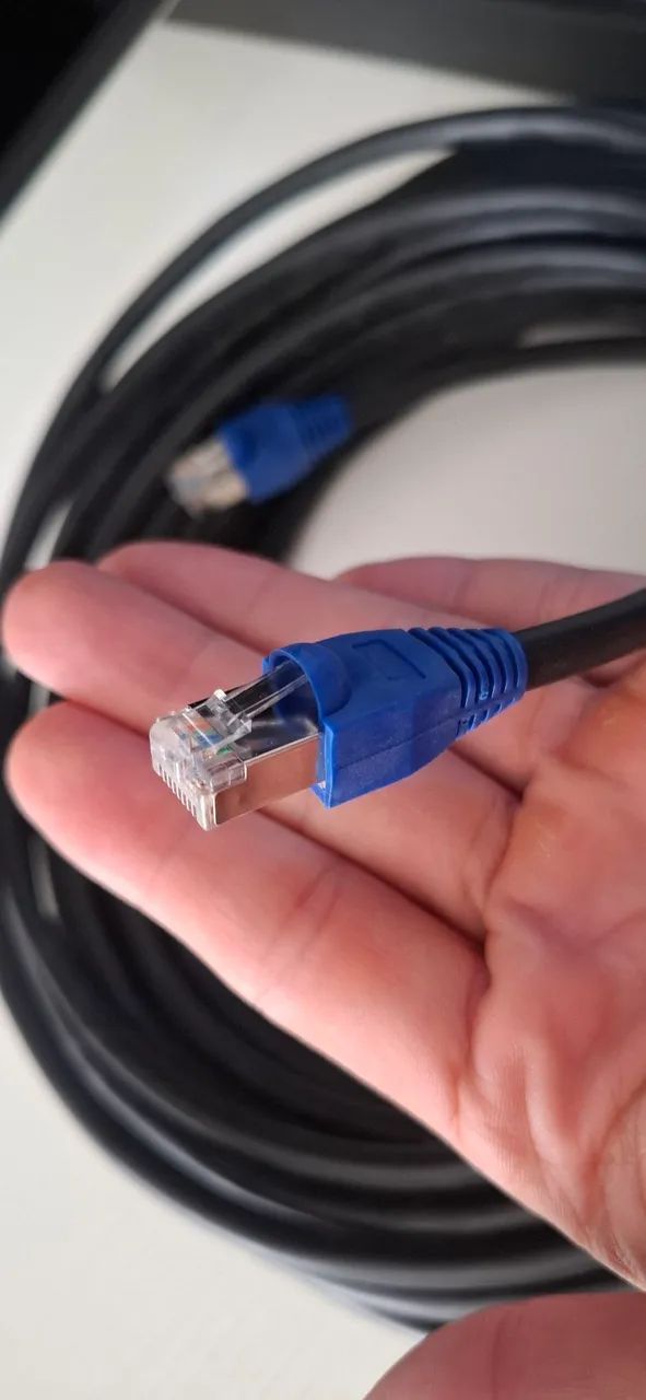 Cabo Ethernet CAT 6 Blindado 15m - Foto 5