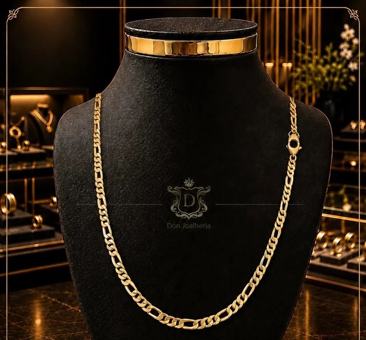 Colar Grumet 3x1 em Ouro 18k 750