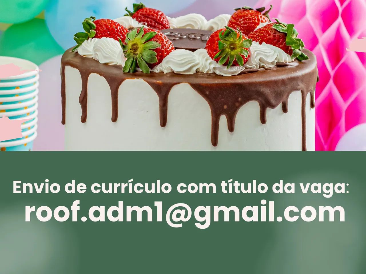 VAGA DE EMPREGO - AUX. DE CONFEITARIA - Foto 2