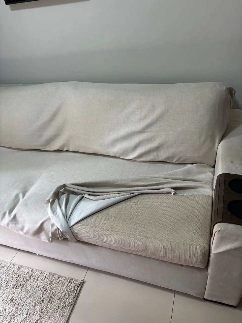 Sofá 4 lugares Grandes com almofadas Decorativas - Foto 5