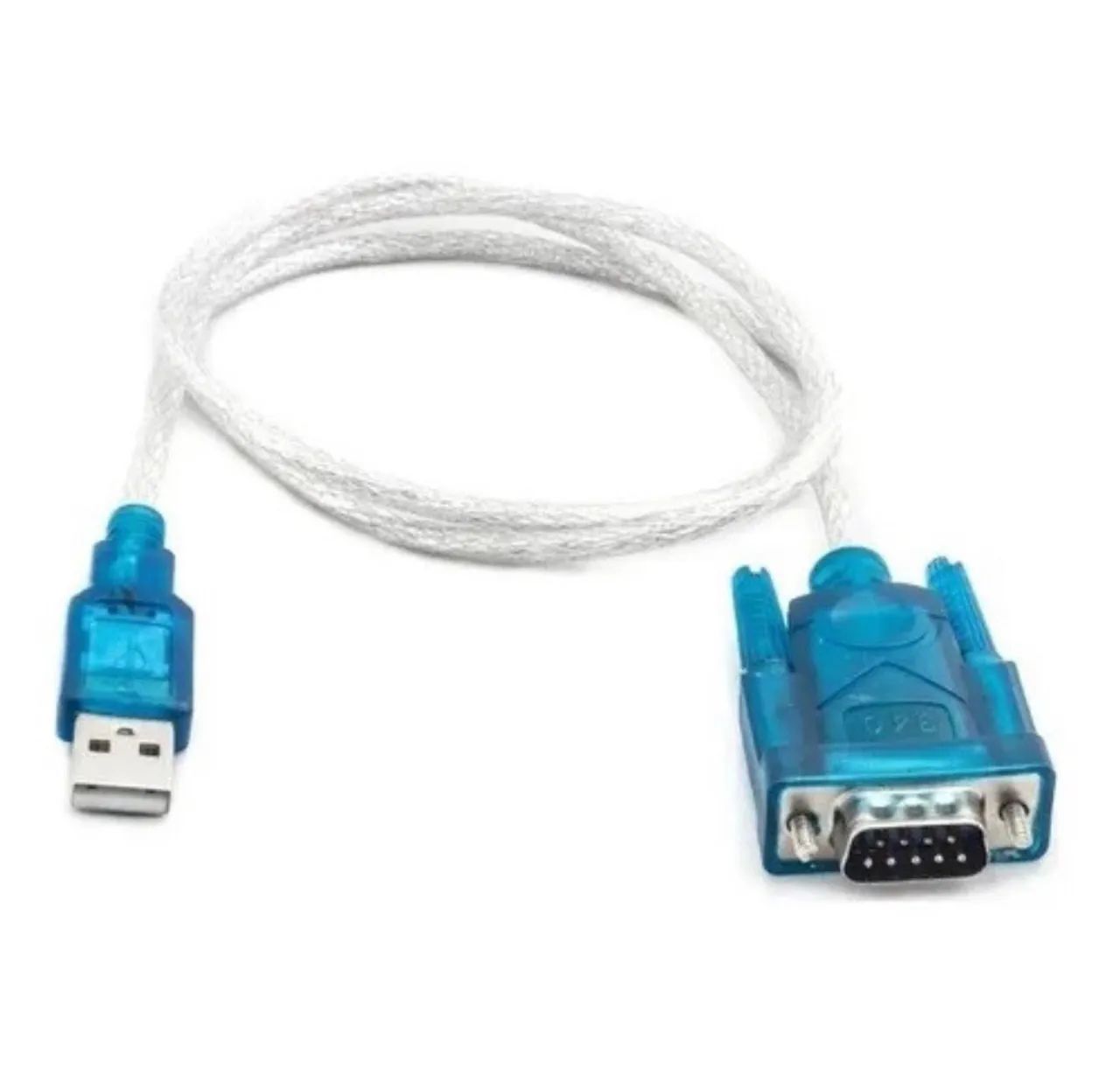 Cabo adaptador USB 2.0 para serial RS232 DB9 9 pinos.