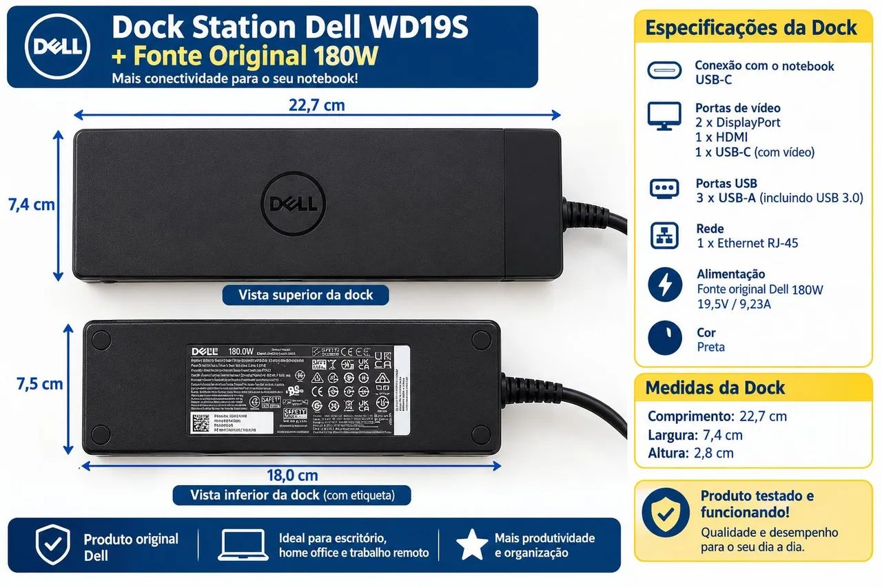 DOCK STATION WD19S - Foto 4