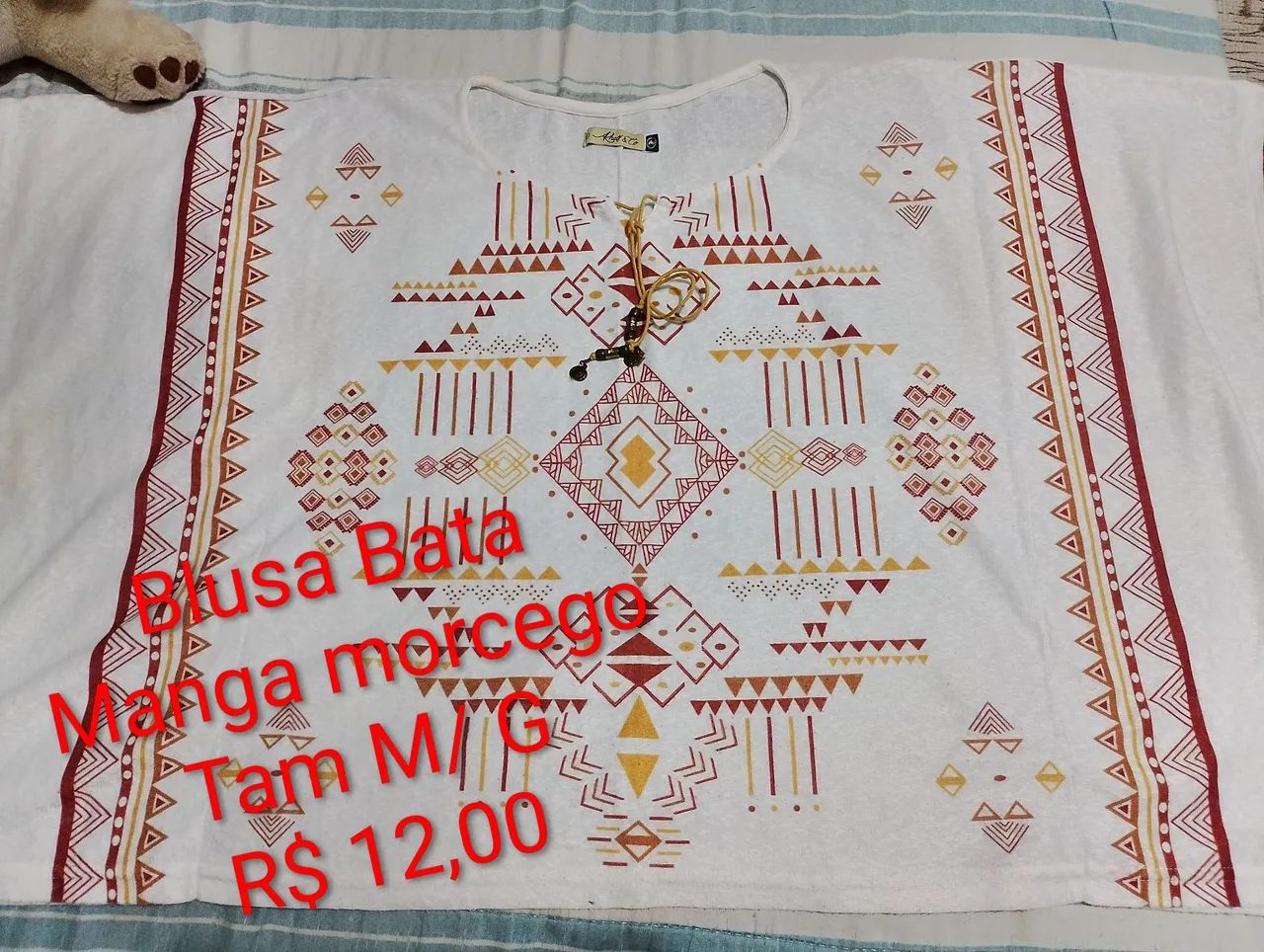 Blusa manga estilo morc*go