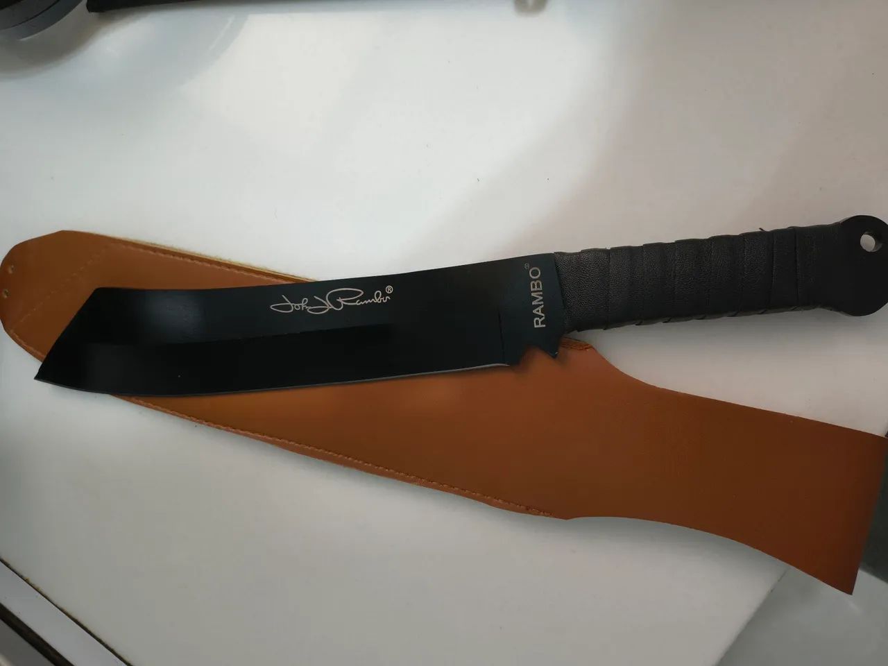 Faca Rambo em aço inoxidável , nova e tipo machete 