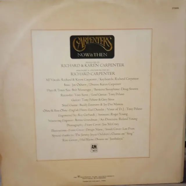 LP Vinil Carpenters - Now & Then (1973) - Foto 4