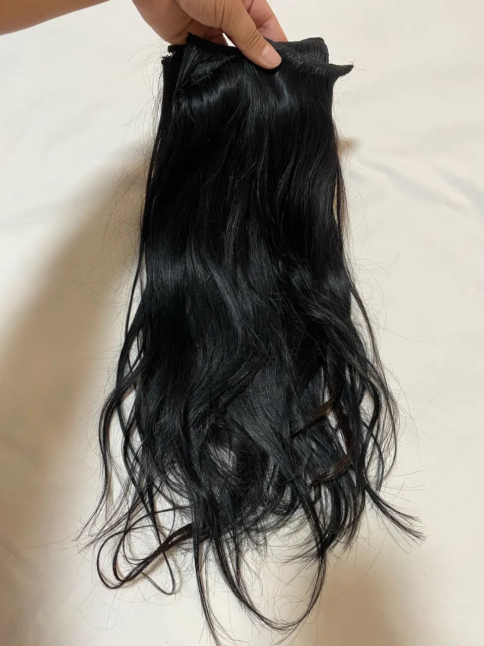 Aplique de cabelo humano 57cm 245g - Foto 4
