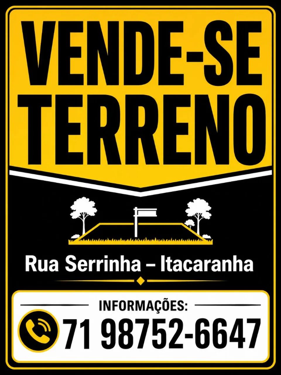Vendo terreno em Itacaranha 