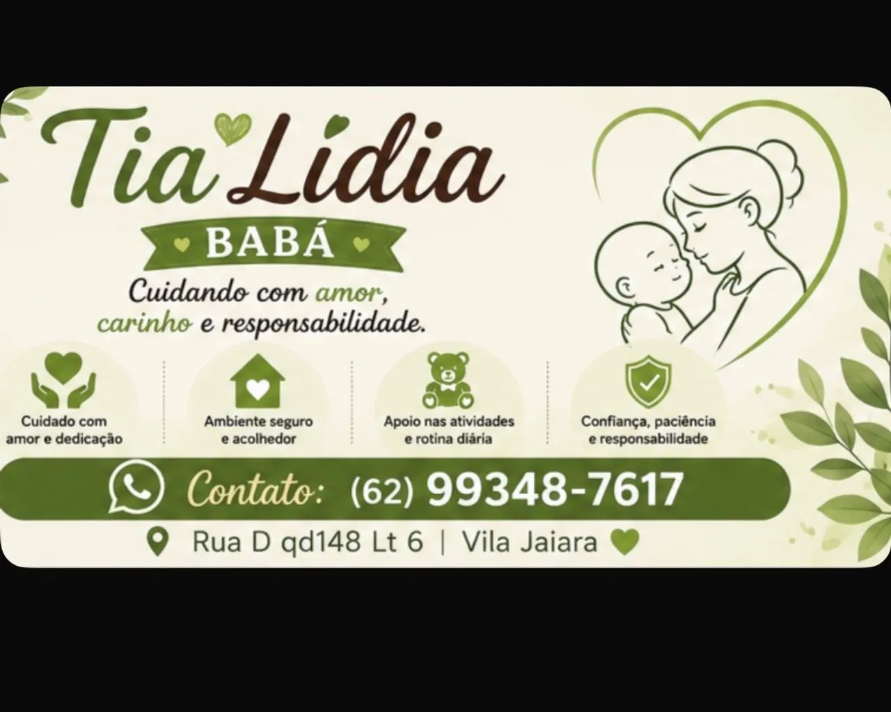 Ofereço meus trabalhos de como babá