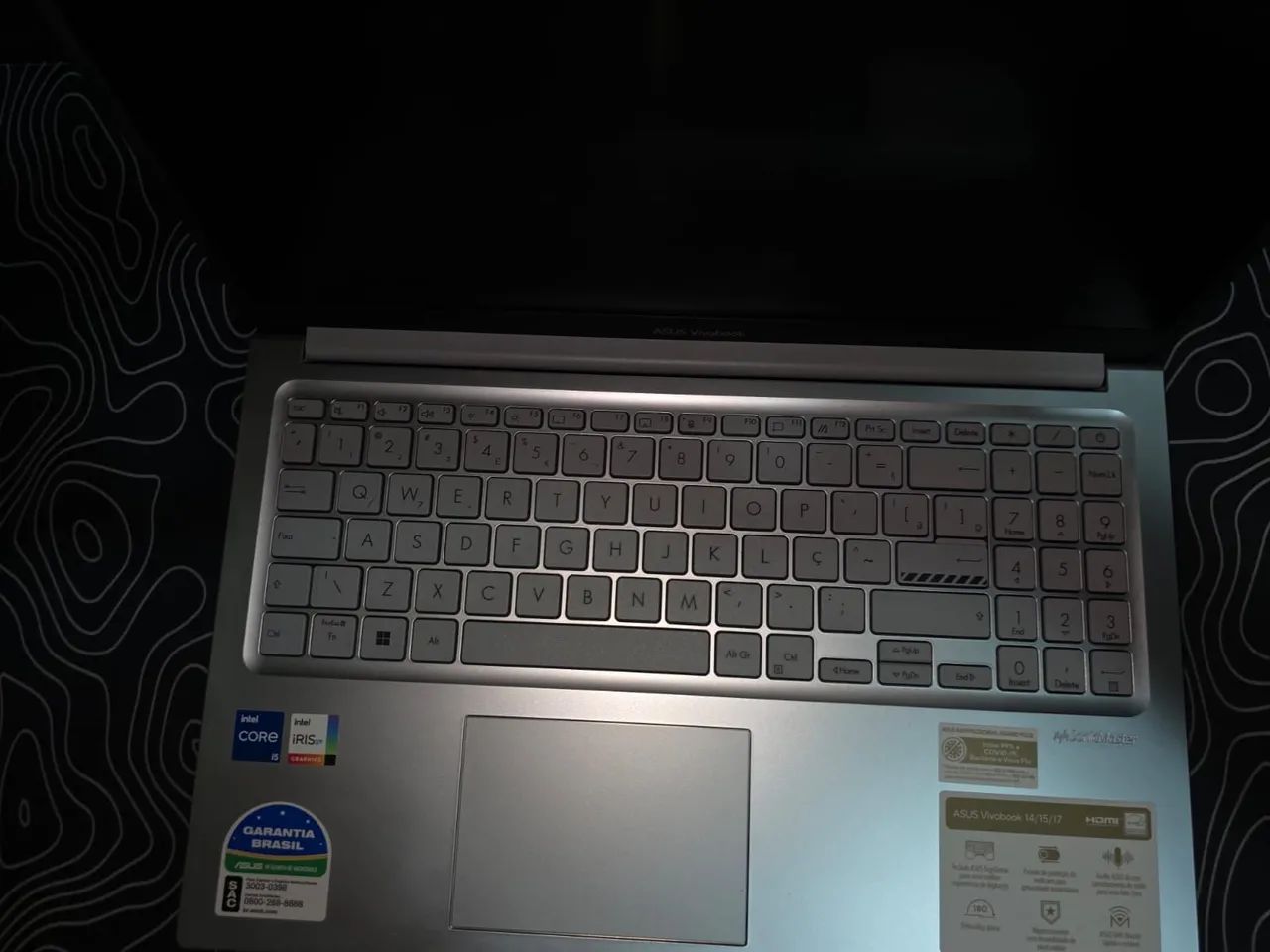Notebook Asus VIVOBOOK INTEL CORE 5I 8 GB c/ placa de vídeo Intel IrisX  SSD 256 GB - Foto 2