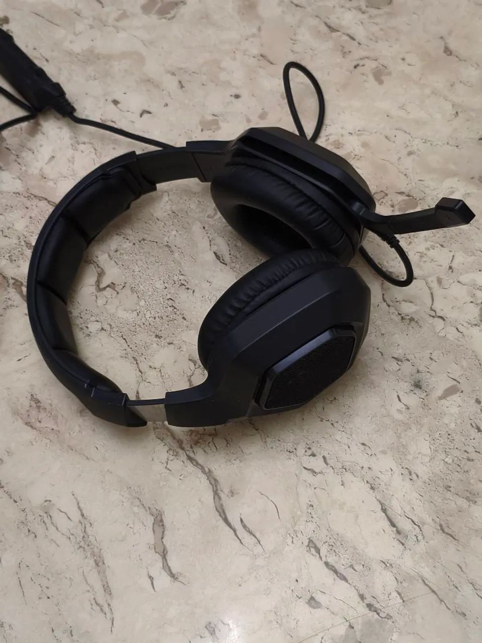 HEADSET GAMER COM MICROFONE E LED (P3 + USB) - PC / CONSOLES - Foto 3