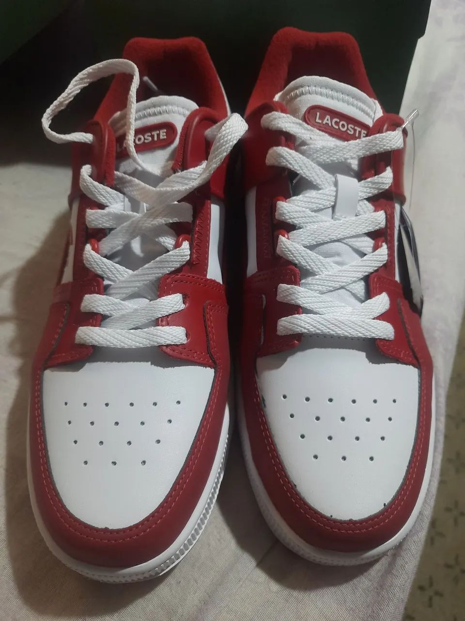 Tênis lacoste  original vermelho 41
