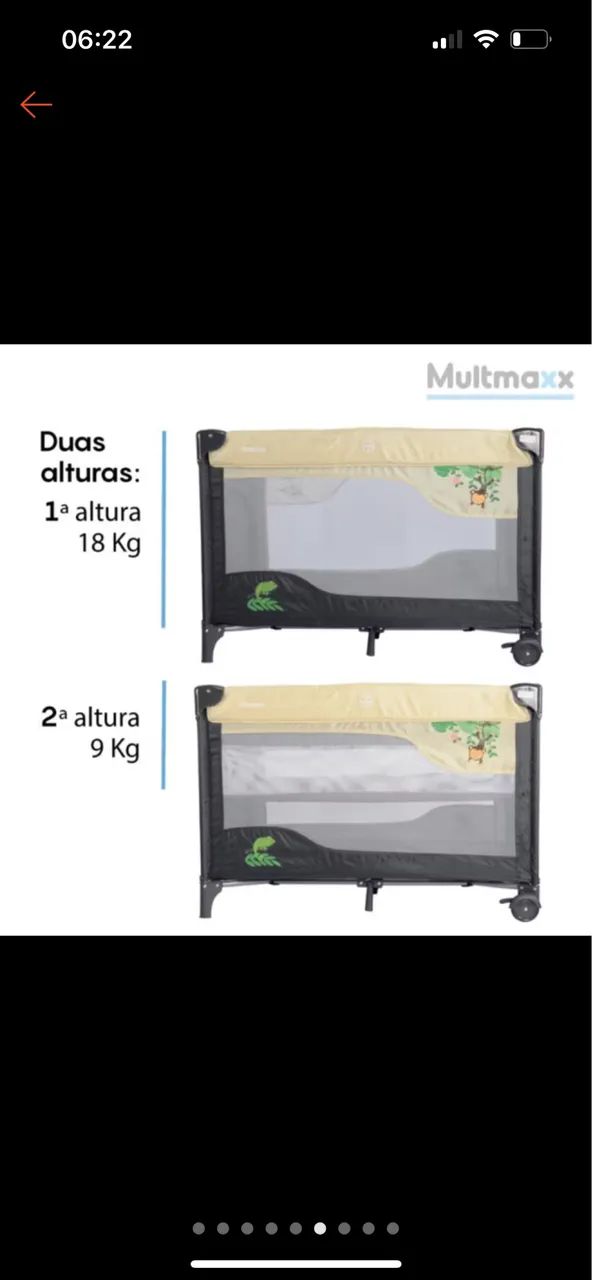 Berço cercado + colchão  - Foto 4