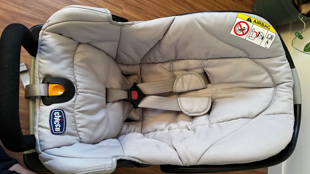 Bebê Conforto Chicco com Base - Excelente Estado - Foto 3