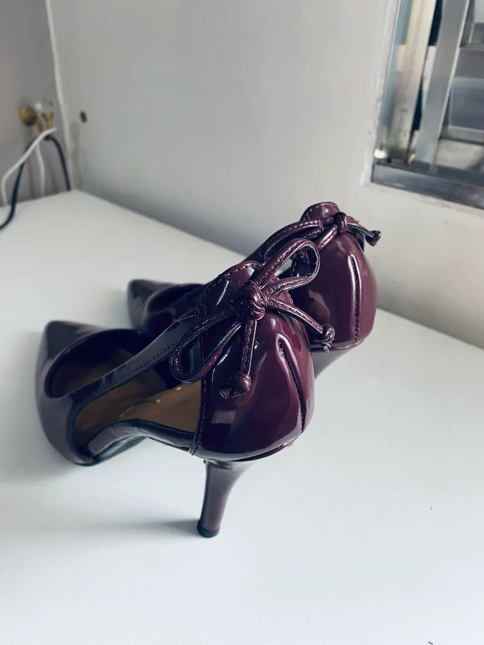 Scarpin Vizzano cor vinho 