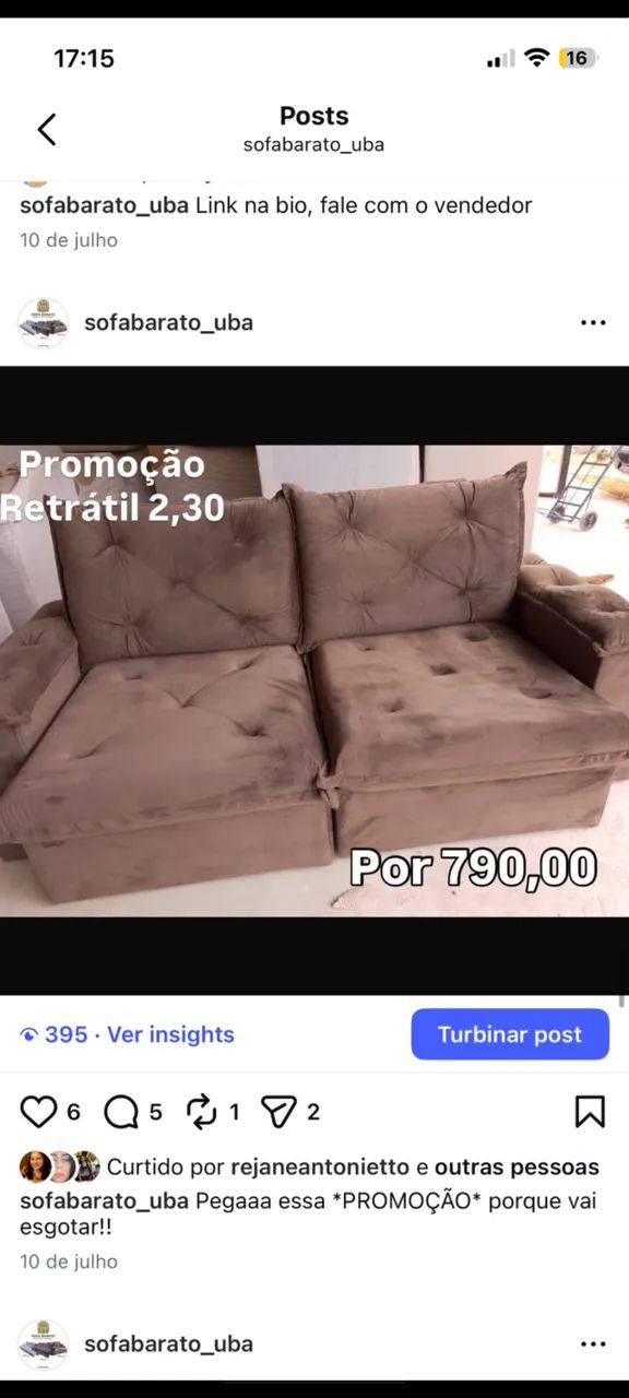 direto da fábrica 790,00