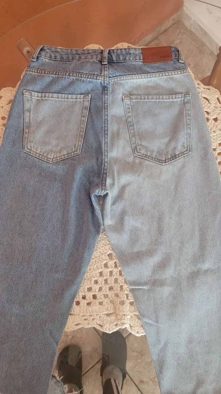 Calça Jeans Mom Bicolor YouCom - Foto 3