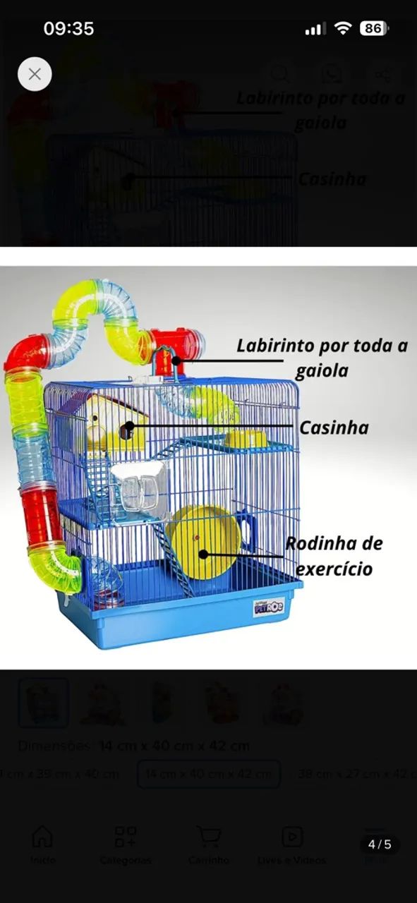 Gaiola Hamster  - Foto 2