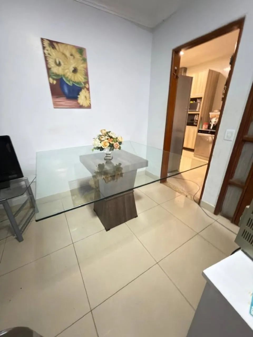Mesa de Vidro para 8 cadeiras - Foto 2