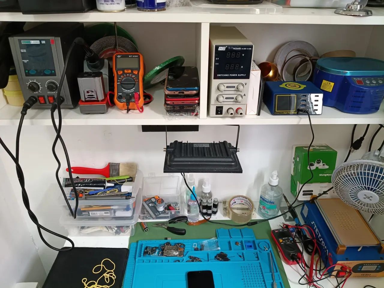 Bancada completa para assistência técnica de celular. - Foto 2