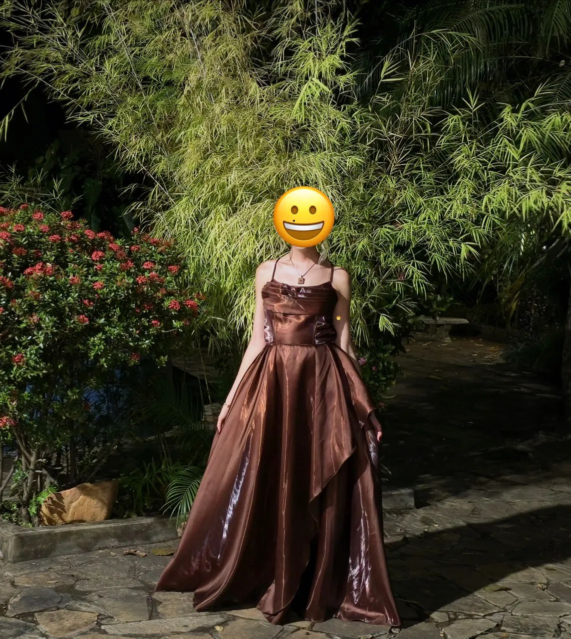 Vestido marrom festa - Foto 4