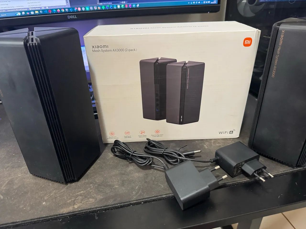 Xiaomi AX3000 Wi-Fi 6 Mesh ? Kit com 2 Roteadores
