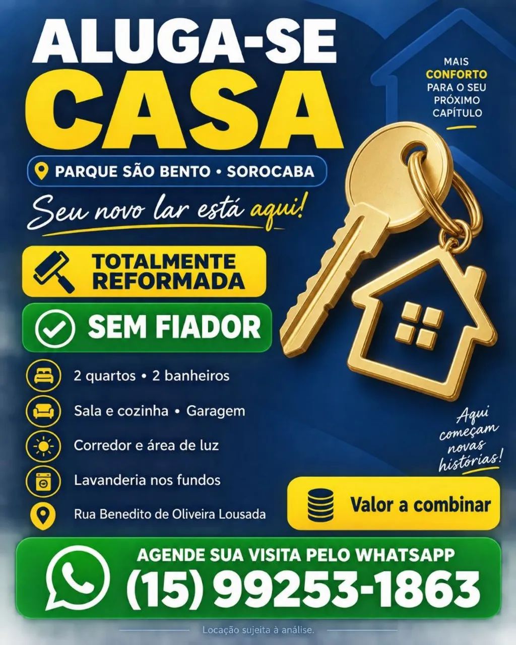 Casa para alugar no Parque São Bento  Sorocaba - Foto 2