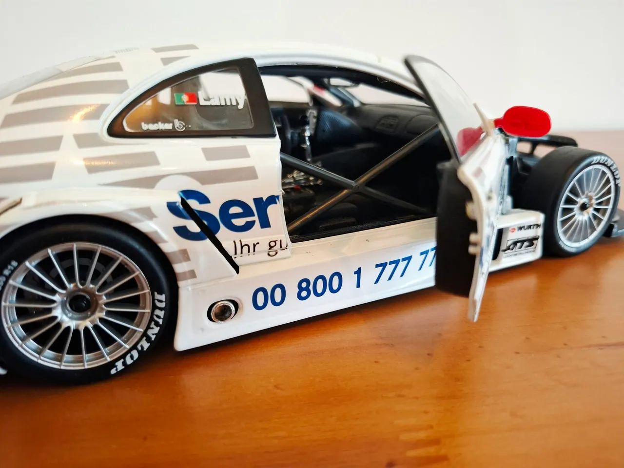 ミニカー Maisto 1/18 Mercedes-Benz CLK-DTM 2000 Miniatura Mercedes CLK DTM 1:18-Maisto - Antiguidades - Kobrasol