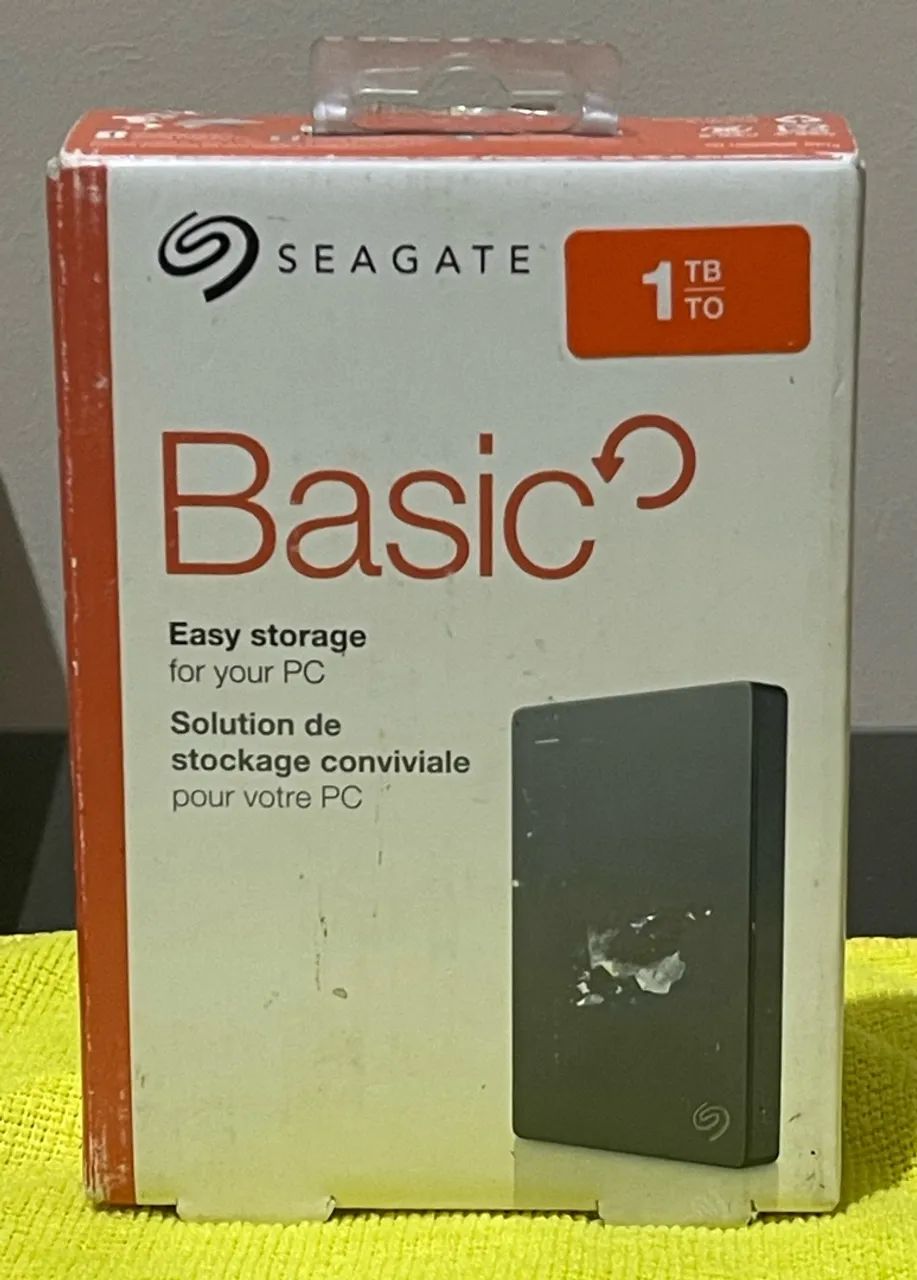 HD  EXTERNO - SEAGATE - 1 TERA