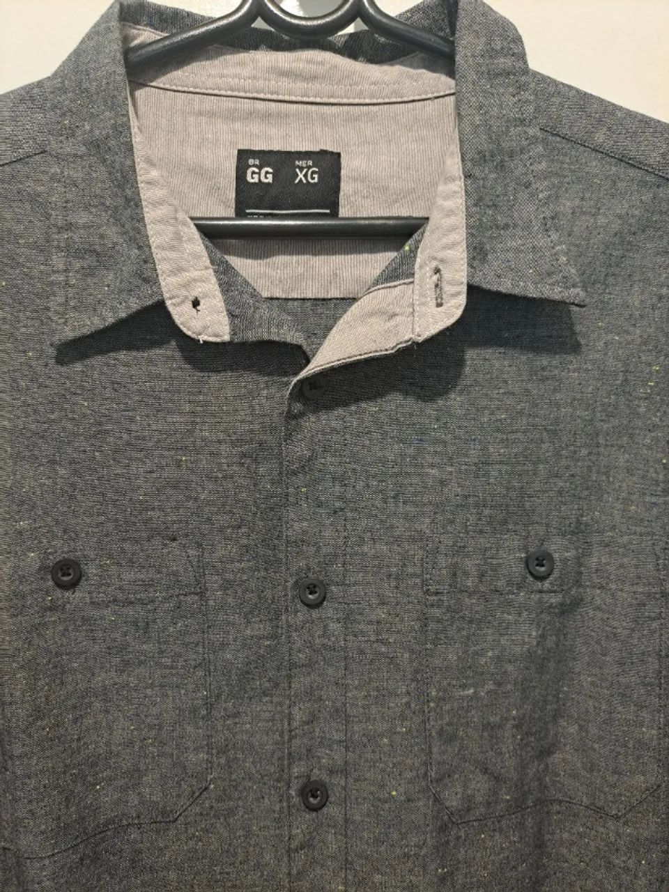 Camisa Manga Longa Ripping - Cinza (GG) - Foto 3
