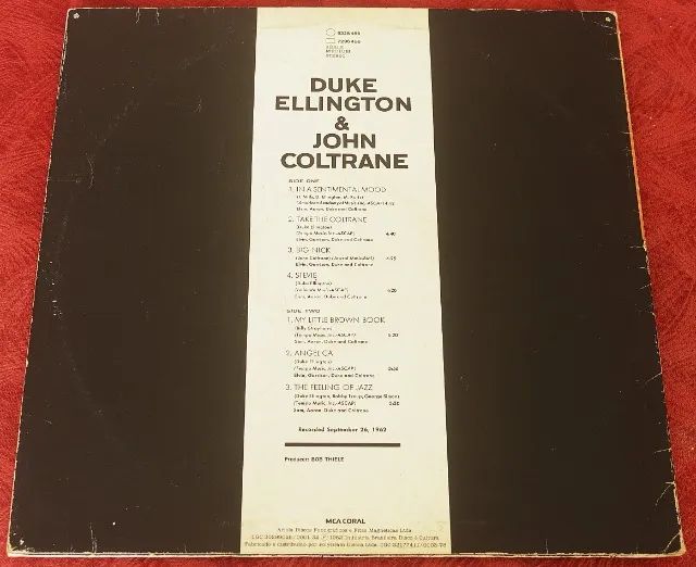 LP Duke Ellington e John Coltrane em Estado de Novo - Foto 3