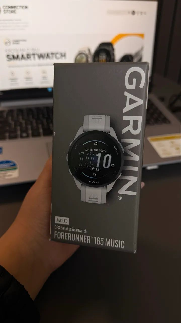 Relógio Garmin Forerunner 165 Music Novo Garantia  - Foto 2