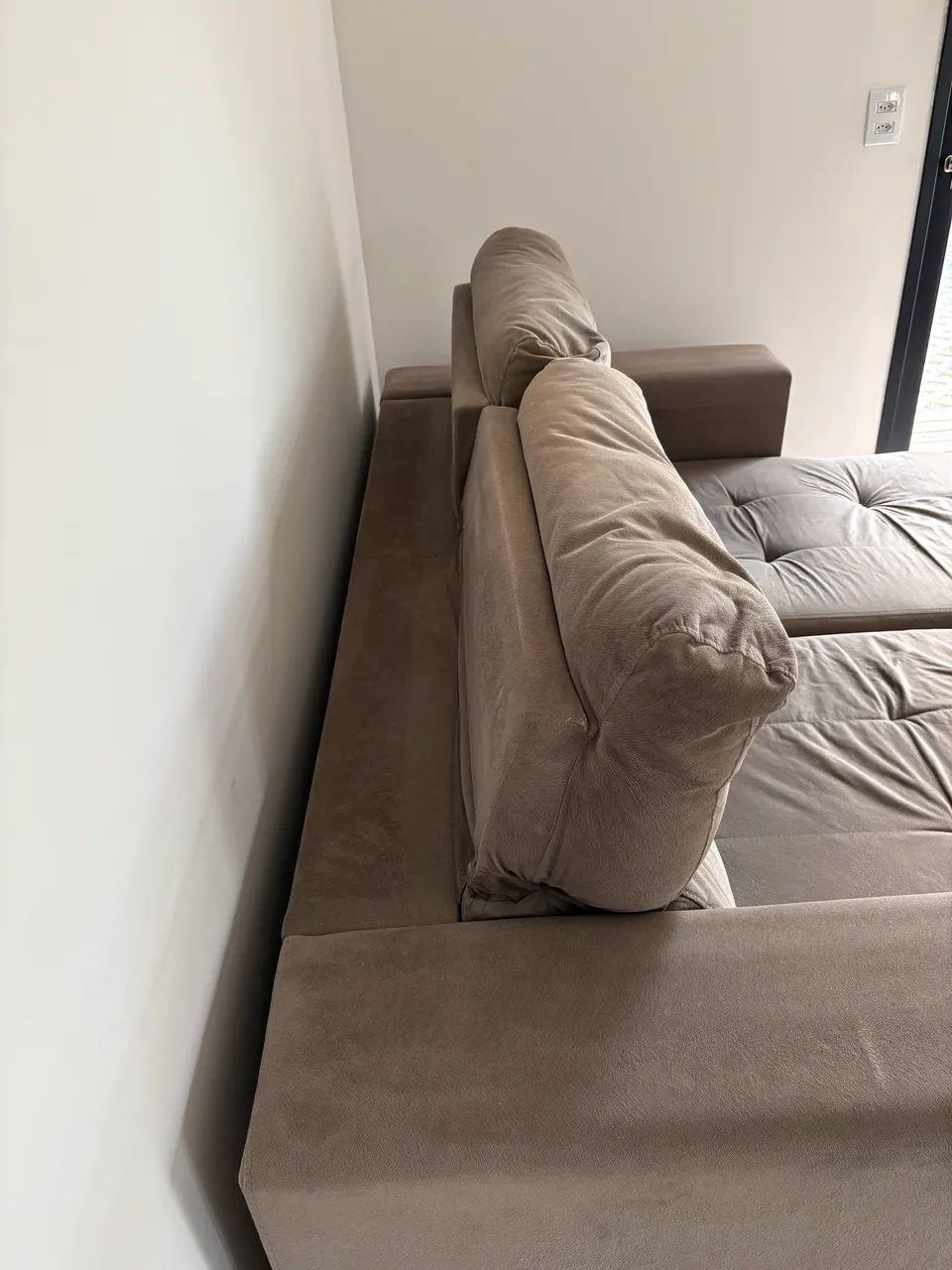 sofá retrátil e inclinável 210cm - Foto 4